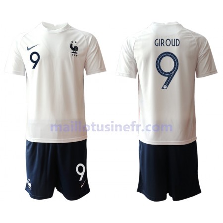 Maillot de Foot France Olivier Giroud 9 Extérieur UEFA EURO 2020 - Enfant Maillot de Foot France Olivier Giroud 9 Extérieur UEFA EURO 2020 - Enfant